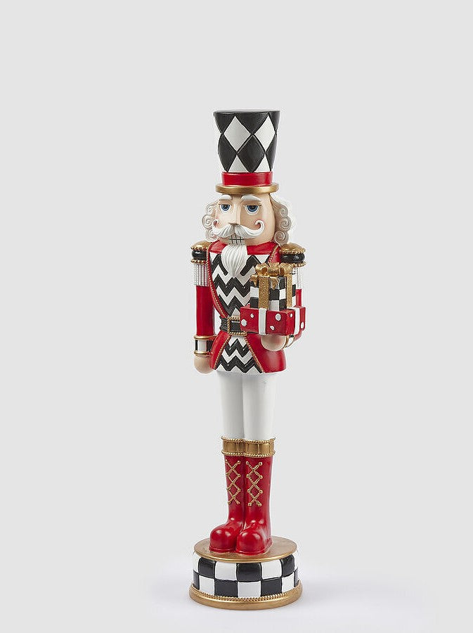 Statuina decorativa Soldatino Scacchi H.61 Bianco/Rosso