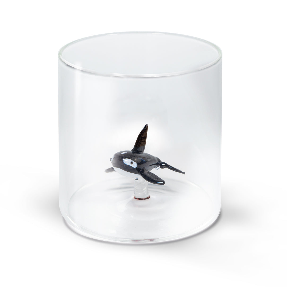 Bicchiere in Vetro Borosilicato  250 ml Decoro Orca WD LIFESTYLE