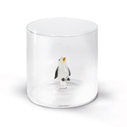 Bicchiere in Vetro Borosilicato 250 ml Decoro Pinguino WD Lifestyle