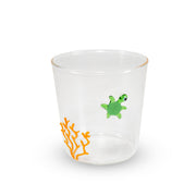 Bicchiere in Vetro Borosilicato Decoro Tartaruga 250 ml WD LIFESTYLE