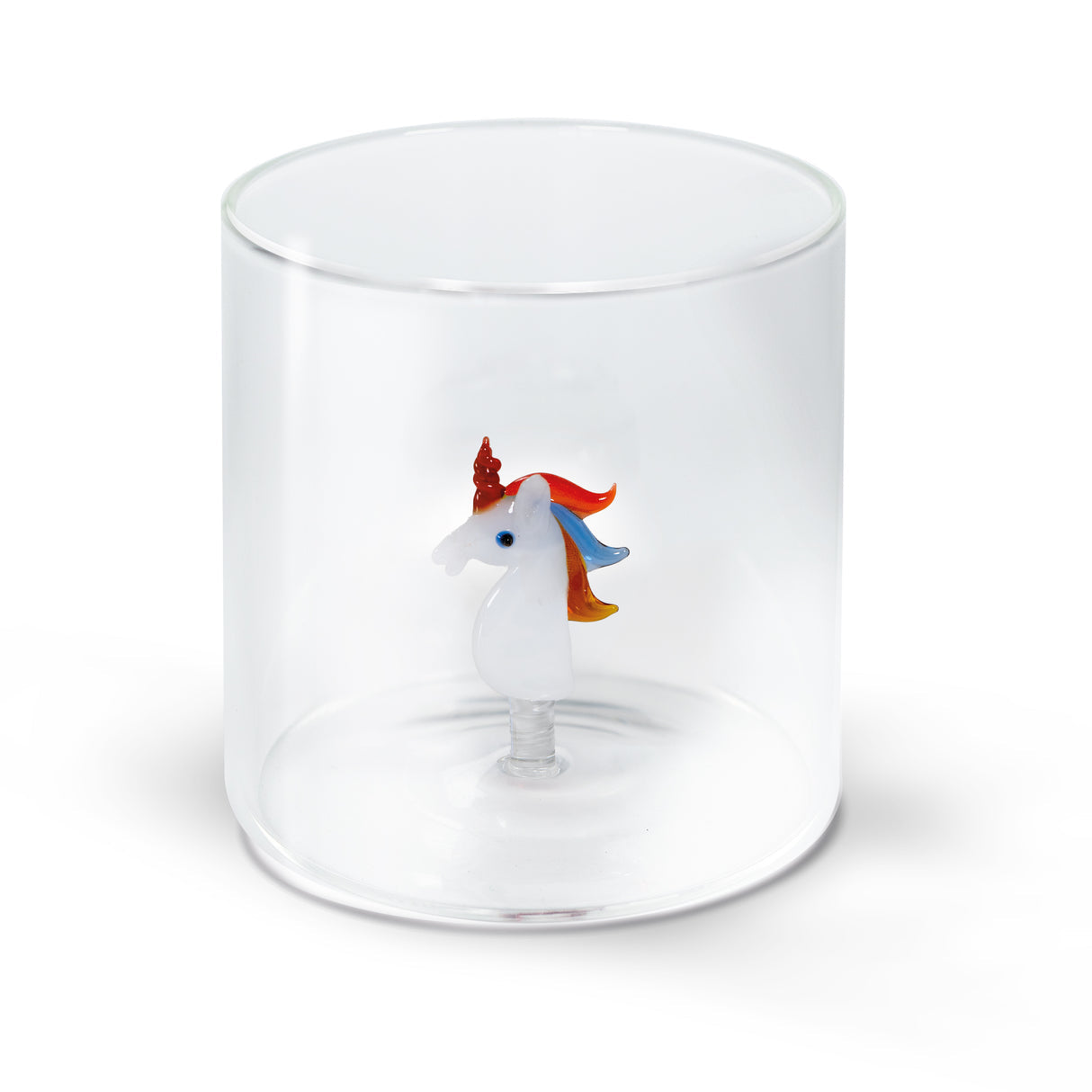 Bicchiere Vetro Borosilicato 250 ml Decoro Unicorno WD LIFESTYLE
