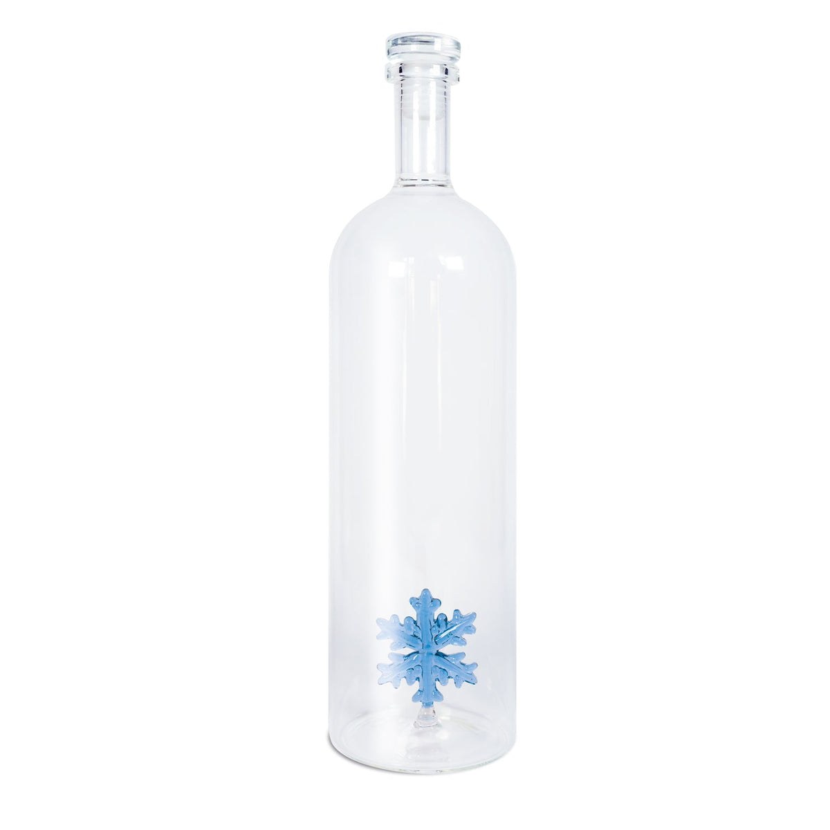 Bottiglia in Vetro con Tappo Fiocco di Neve Natale 1.2L WD Lifestyle