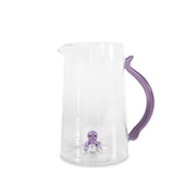 Caraffa in Vetro Borosilicato con Decoro Polipo 1,5 Lt Trasparente WD LIFESTYLE