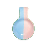 Poggiamestolo in Stoneware 17.3 x 12 x 3.2 cm Rosa Celeste WD LIFESTYLE