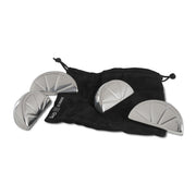 Set 4 Spicchi Raffredda Drink Acciaio Inox Riutilizzabili Argento WD LIFESTYLE