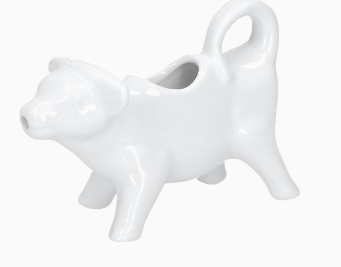 MUCCHINE LATTIERA MUCCA 12 CM LA PORCELLANA BIANCA