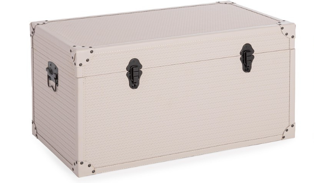 Grande Baule Contenitore Beige 72X40X38h