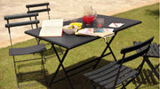 SET DA ESTERNO ARC EN CIEL FERRO ANTICO TAVOLO 110X70CM + 4 SEDIE