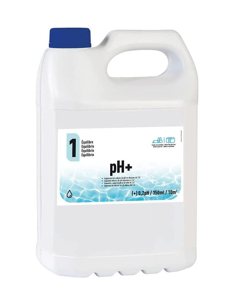 Augmenteur de pH liquide pour piscines 5 litres