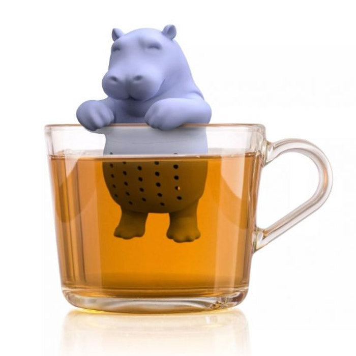 INFUSORE PER TE' A FORMA DI IPPOPOTAMO