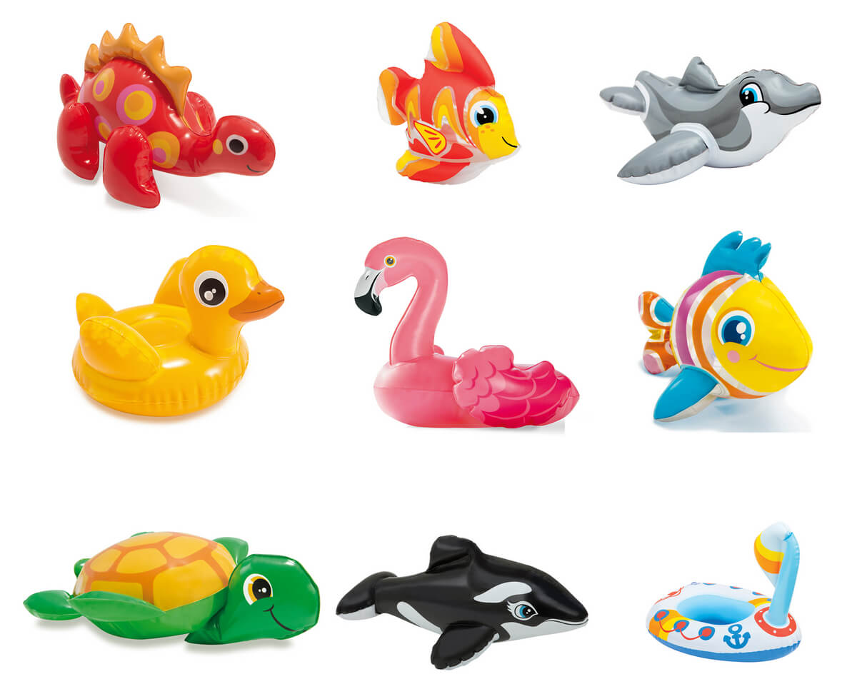 ANIMALETTI GONFIABILI IN ACQUA
