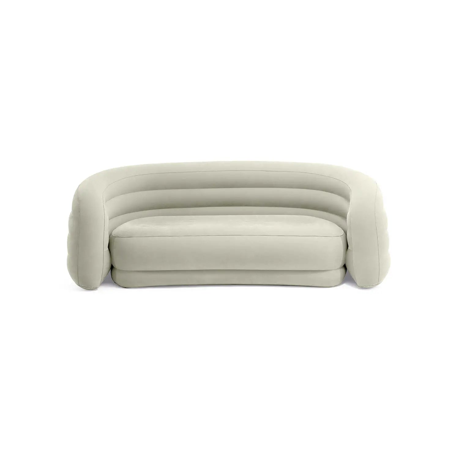 Divano Gonfiabile Arrotondato 229x109x81 cm Beige INTEX