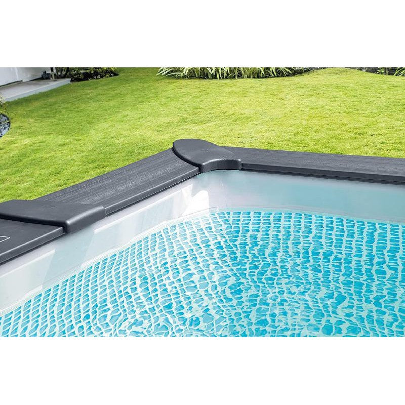 Piscina Graphite 600x300x124 cm Grigio Grafite INTEX