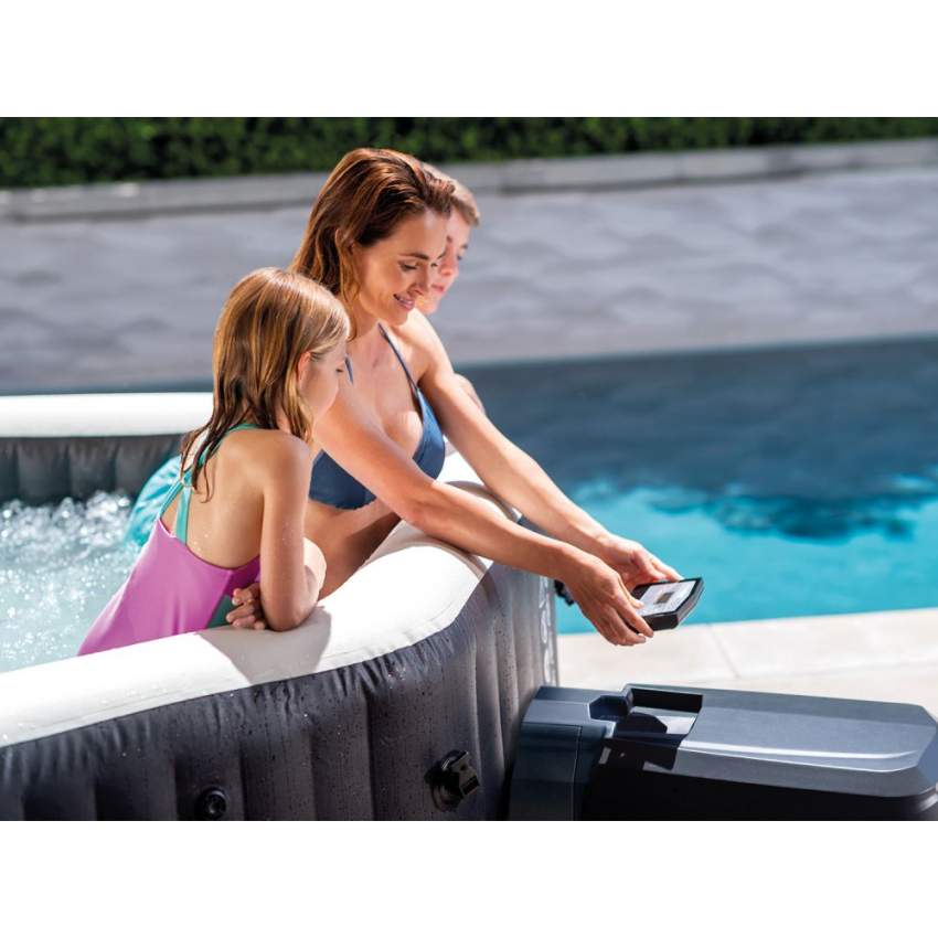 PISCINA IDROMASSAGGIO DELUXE BUBBLE JET MASSAGE Ø218XH71CM