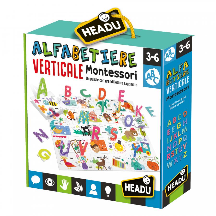 ALFABETIERE VERTICALE MONTESSORI