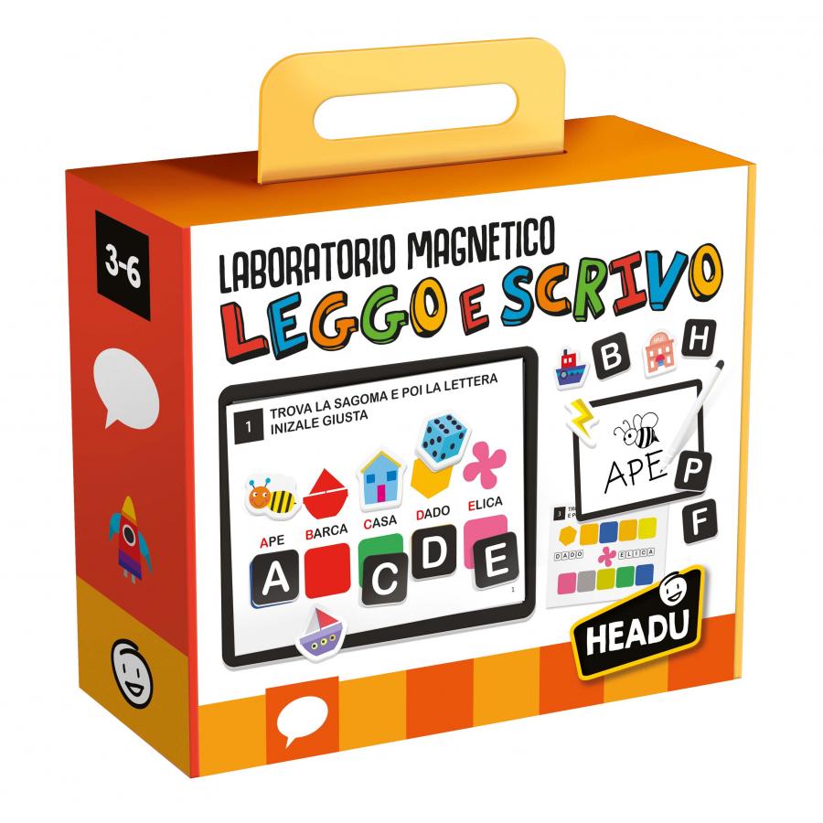 GIOCO LABORATORIO MAGNETICO DELL'ALFABETO PER BAMBINI 3-6