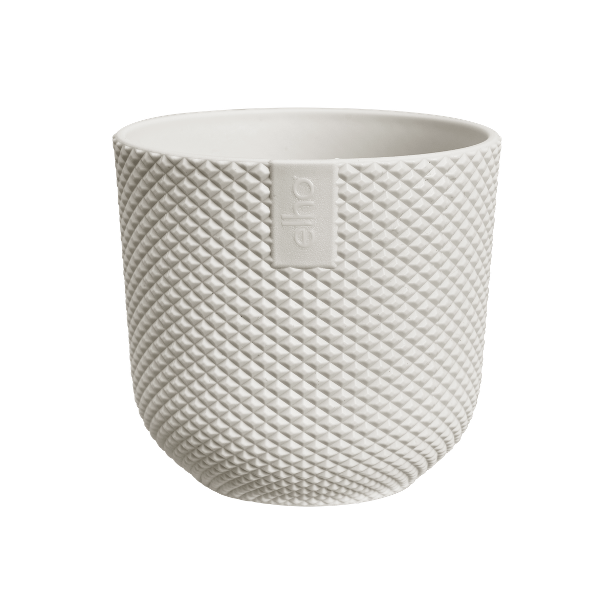 Vaso Jazz Round Mini D 7 x H 7 cm Silky White ELHO