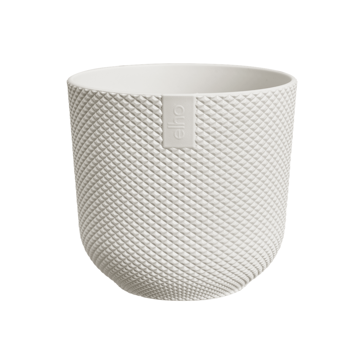 Vaso Jazz Round Mini D 9 x H 9 cm Silky White ELHO