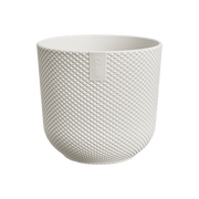 Vaso Jazz Round Mini D 9 x H 9 cm Silky White ELHO