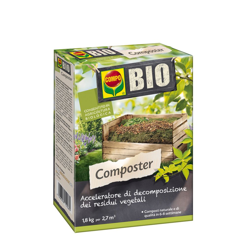 ACCELERATORE DI DECOMPOSIZIONE DEI RESIDUI VEGETALI COMPOSTER