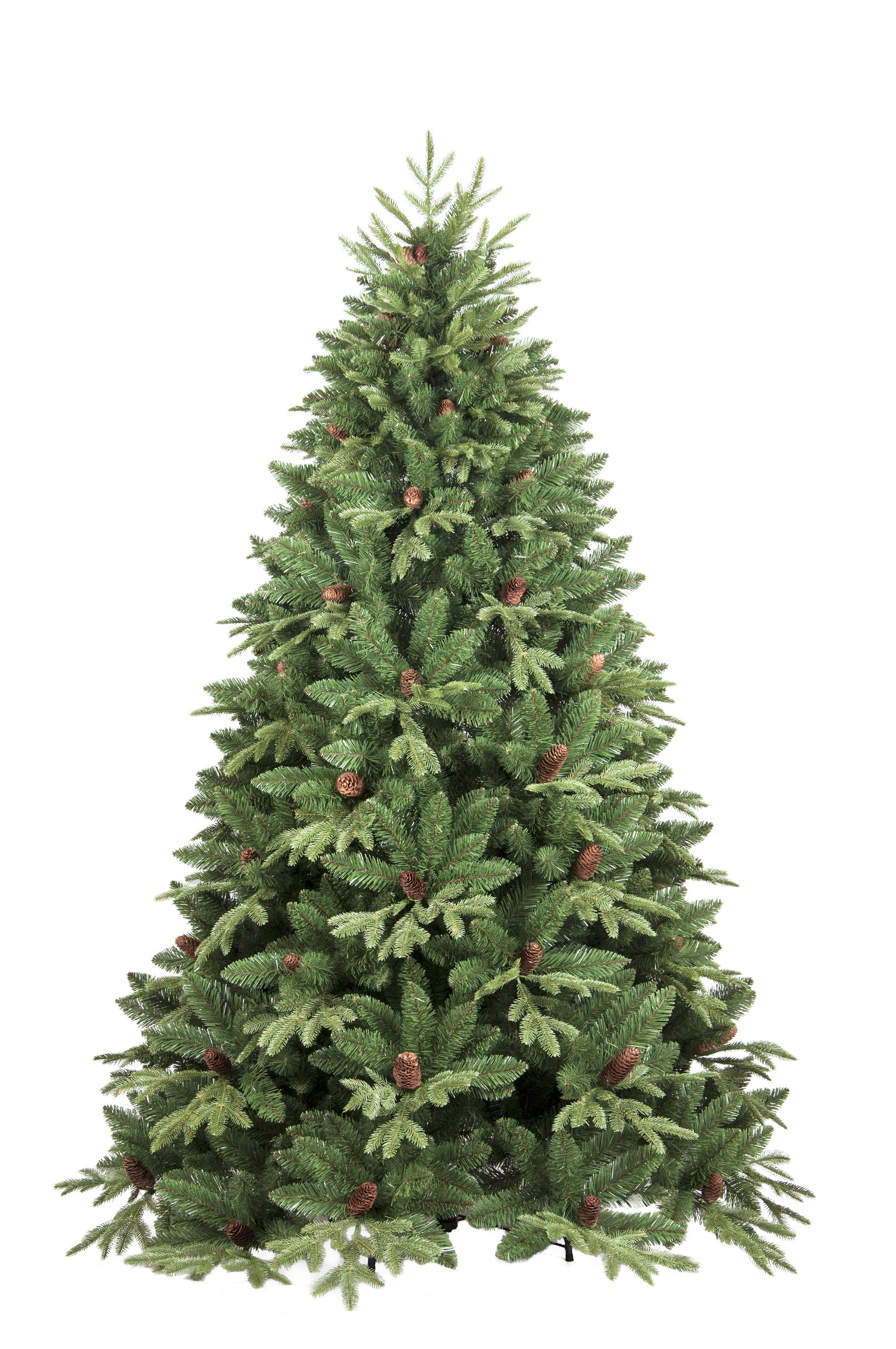 ALBERO DI NATALE 180CM JINGLE VERDE CON PIGNE