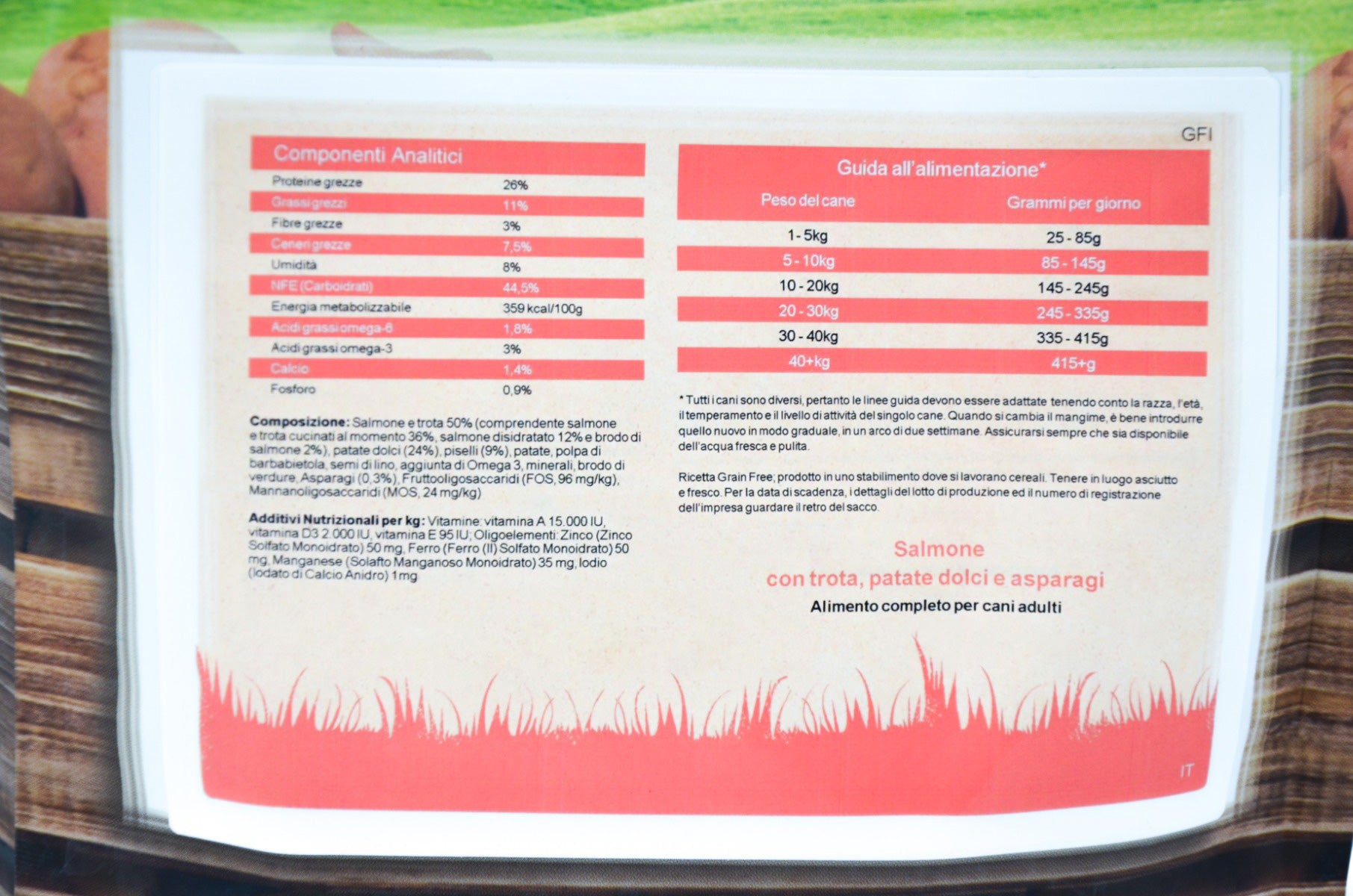 CROCCHETTE PERAGA GRAIN FREE PER CANE ADULTO 12KG SALMONE