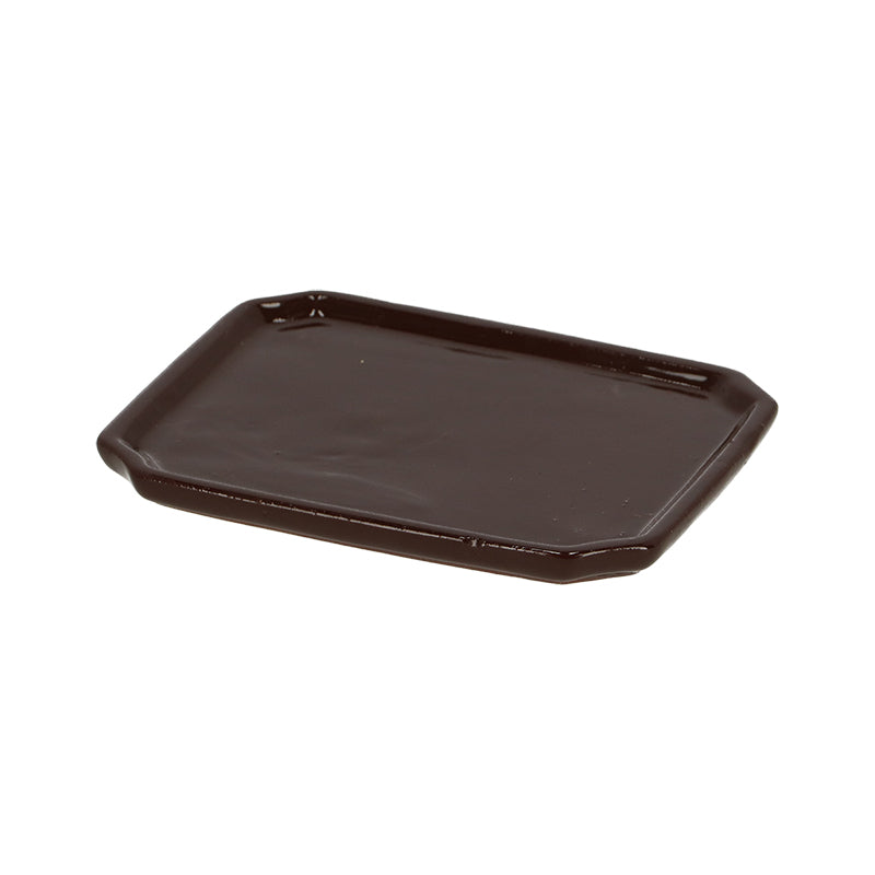 SOTTOVASO RETTANGOLARE PER BONSAI 17,0x13,2x1,4 CM