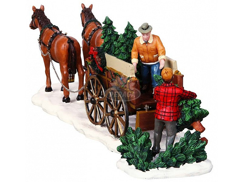 Christmas Tree Wagon, Set Of 2 - LEMAX COD. 43451
