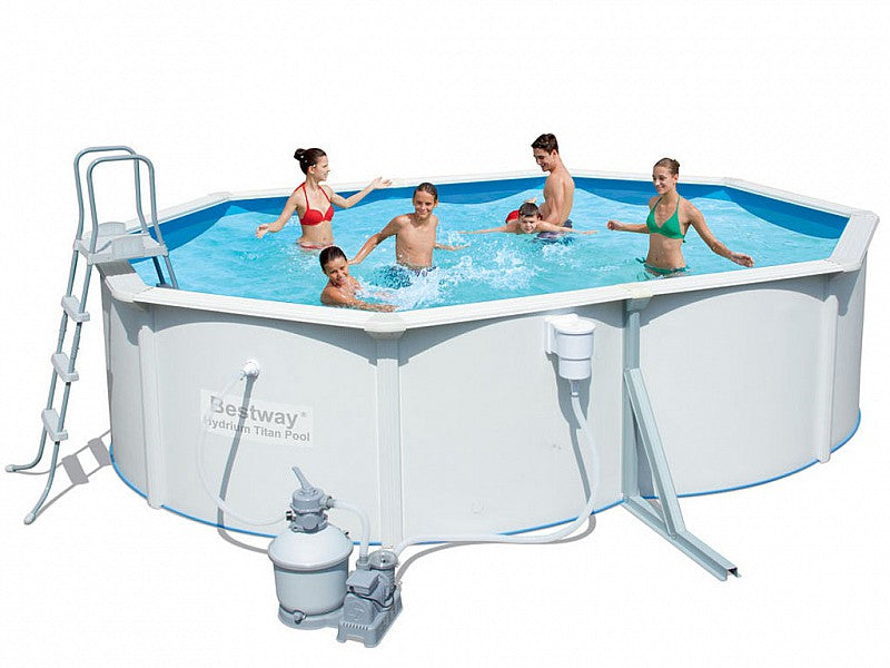 OFFERTA PISCINA HYDRIUM TITAN 488X366X122CM + GENERATORE DI OZONO + COPERTURA