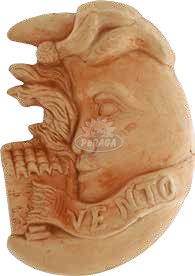 IMMAGINE IN TERRACOTTA VENTO 29CM