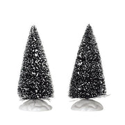 Bristle Tree, Small, Set Of 2 - LEMAX COD 14004