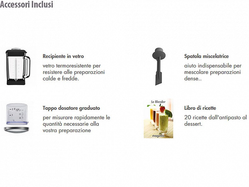 FRULLATORE BLENDER NERO 1200 W