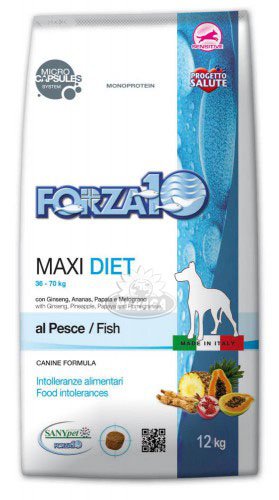 MAXI DIET AL PESCE PER CANI SACCO DA 12 KG