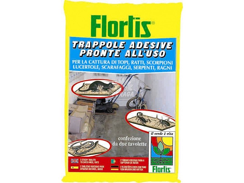 TRAPPOLE ADESIVE PER TOPI, RATTI, SCORPIONI, LUCERTOLE, SCARAFAG