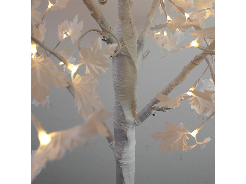 ACERO BIANCO CON 320LED 250CM BIANCO CALDO
