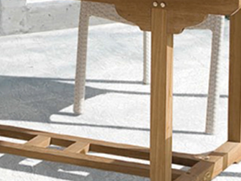 TAVOLO OVALE  150/200X90 TEAK ESTERNO