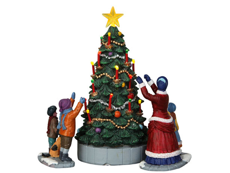 L'ALBERO DI NATALE - THE VILLAGE TREE SET OF 3