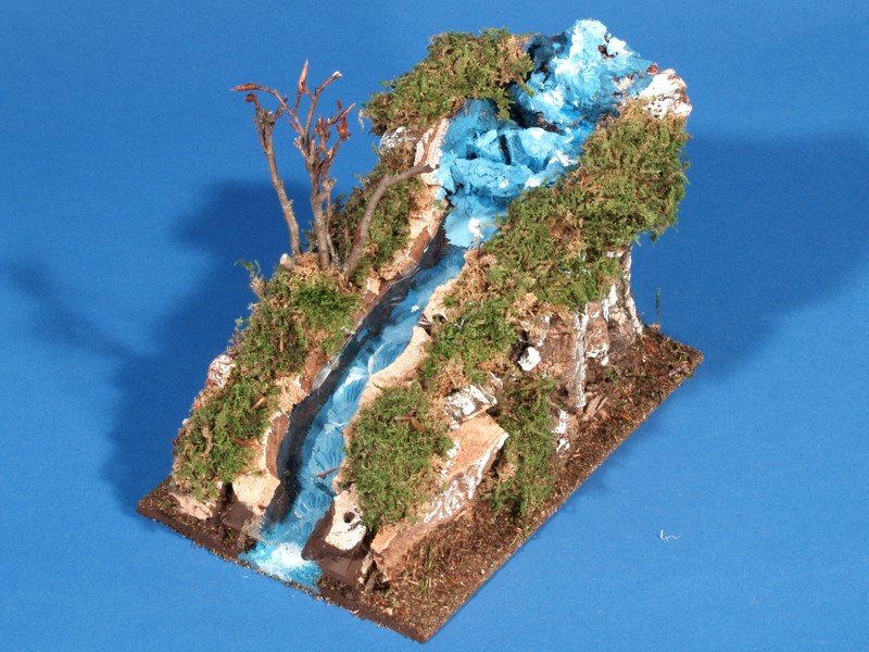 RAPIDA DI FIUME DECORATIVA PER PRESEPE