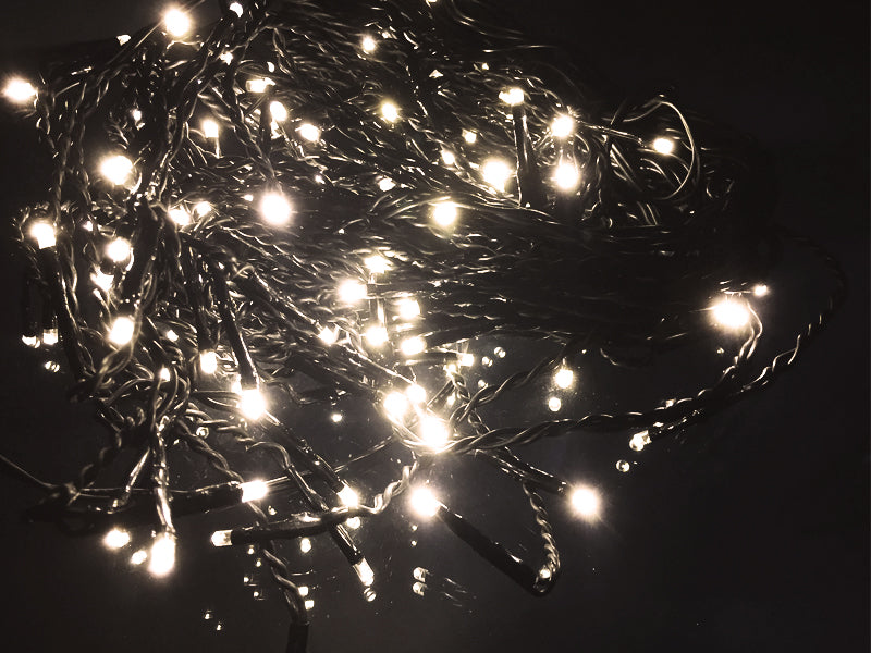 STALATTITI 259 LED MINI EFFETTO GHIACCIOLO BIANCO CALDO
