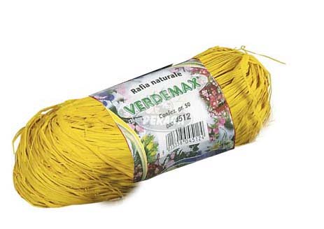 RAFIA NATURALE COLORE GIALLO