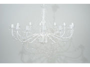 LAMPADARIO 12 BRACCIA D.110 BIANCO