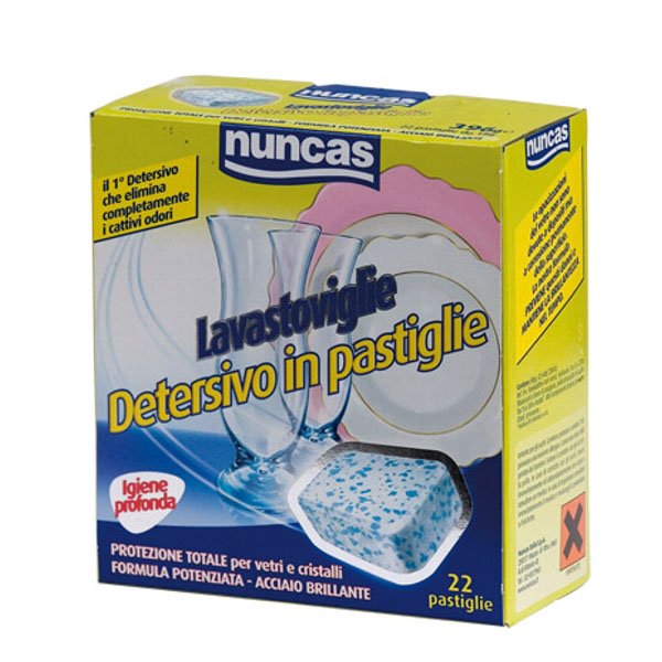 DETERSIVO LAVASTOVIGLIE TABS  Cf.Pz.22 NUNCAS