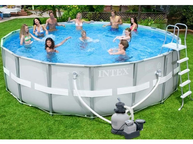 OFFERTA PISCINA ULTRA FRAME TONDA 549X132CM +ROBOT PULITORE +KIT MANTENIMENTO