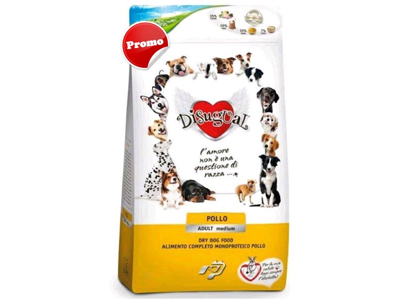DISUGUAL SECCO CANE ADULT MEDIUM AL POLLO KG. 12