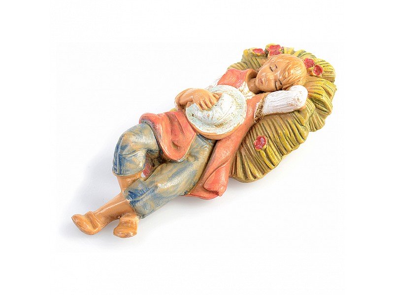 PASTORE DORMIENTE 6,5CM IN RESINA (F-266)