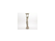 DONNA PORTA VASO STATUA 39X32X130CM