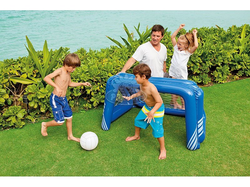 RETE GONFIABILE PER PALLANUOTO 140X89X81CM