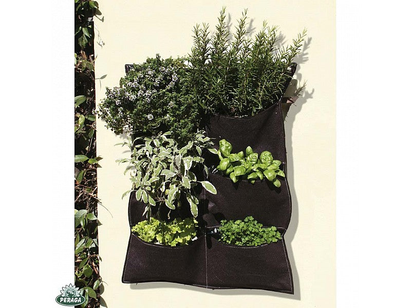 ORTO APPESO PER COLTIVARE PIANTE E FIORI SUL BALCONE CM 56X70