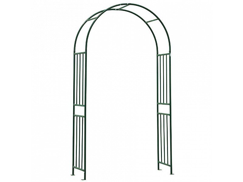 ARCO IN FERRO VERDE PER RAMPICANTI CM 120X40XH219