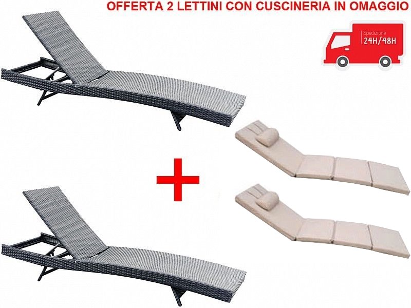 OFFERTA 2 LETTINI TORTORA COMPLETI DI CUSCINERIA